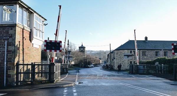 Level crossing at Haydon Bridge