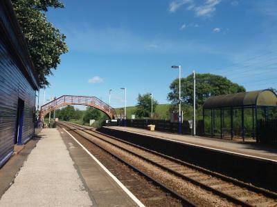 Westbound view