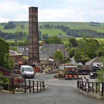 Pottery looking south to station