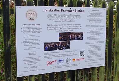 Edmondson display at Brampton