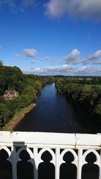 The view from Wetheral Bridge