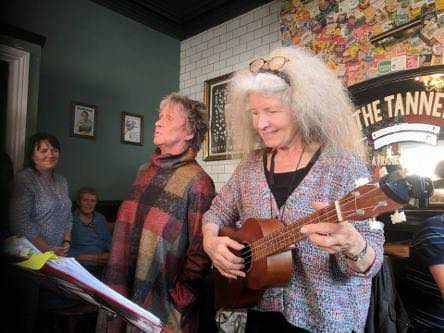 The Spectacles (Penny and Jan) Oct 17 performing at the Tanners in Hexham